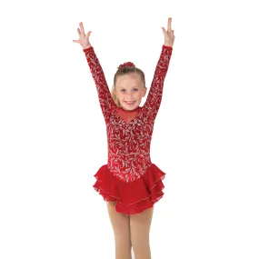 129 Crimson Bows Dress