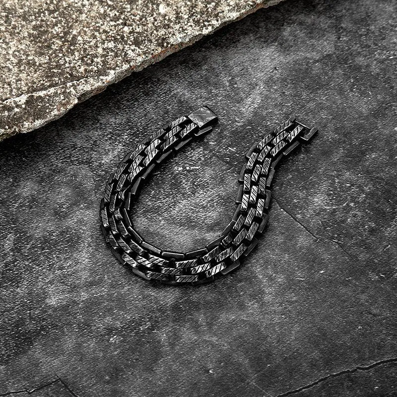 13.5mm Men Bracelets Vintage Chain