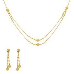22K Yellow Gold Pristine Jewelry Set