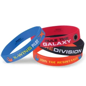4 Pack Star Wars Episode VII Rubber Bracelets