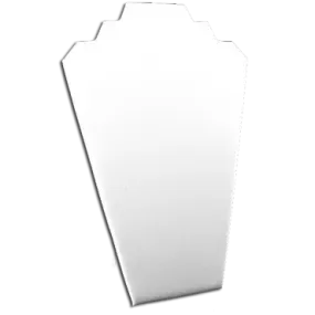 7606412 - WHITE FAUX LEATHER EASEL DISPLAY