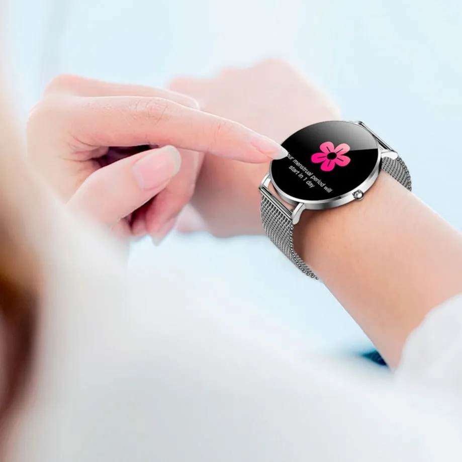 AllyWatch: The watch that connects the woman to her elegance.