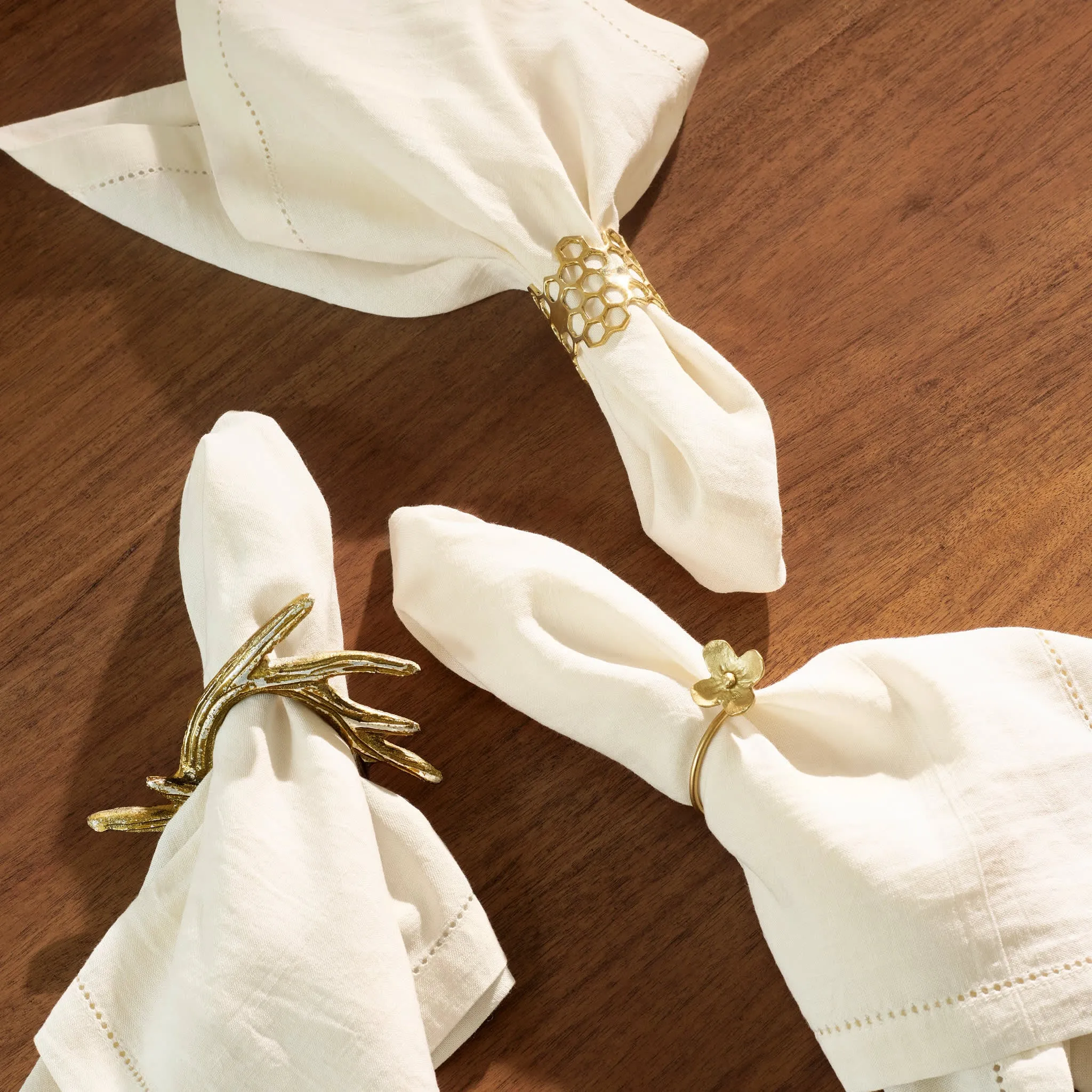 Blossom Napkin Rings/Set of 4