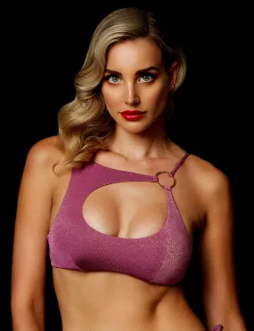 Bora Boysenberry Bikini Top
