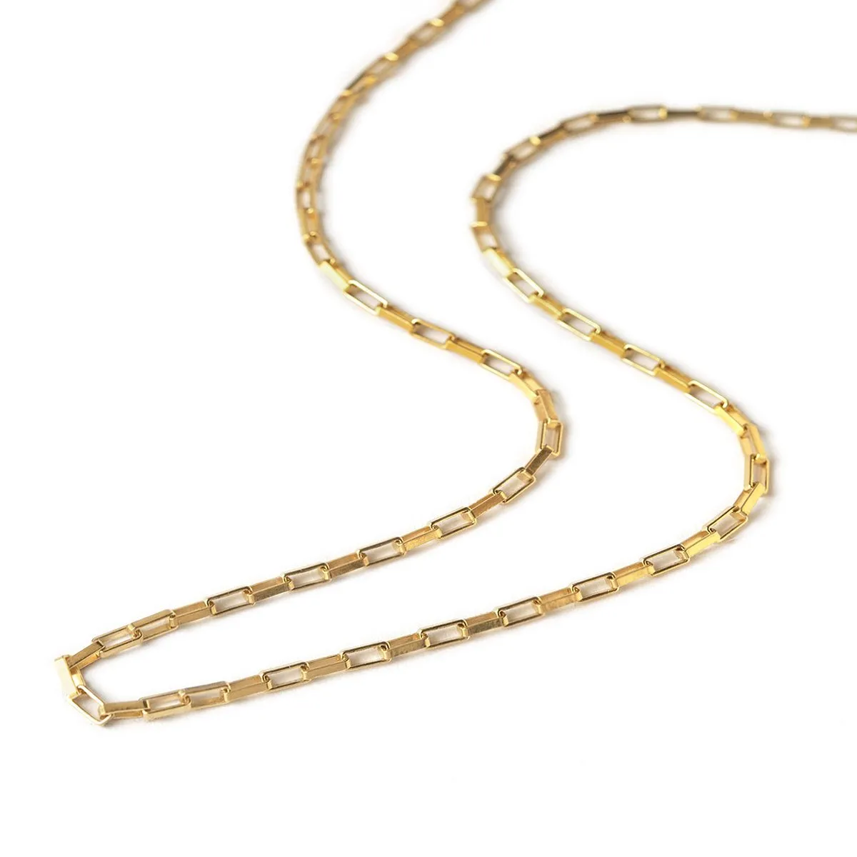 Box Link Chain Necklace