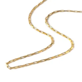 Box Link Chain Necklace