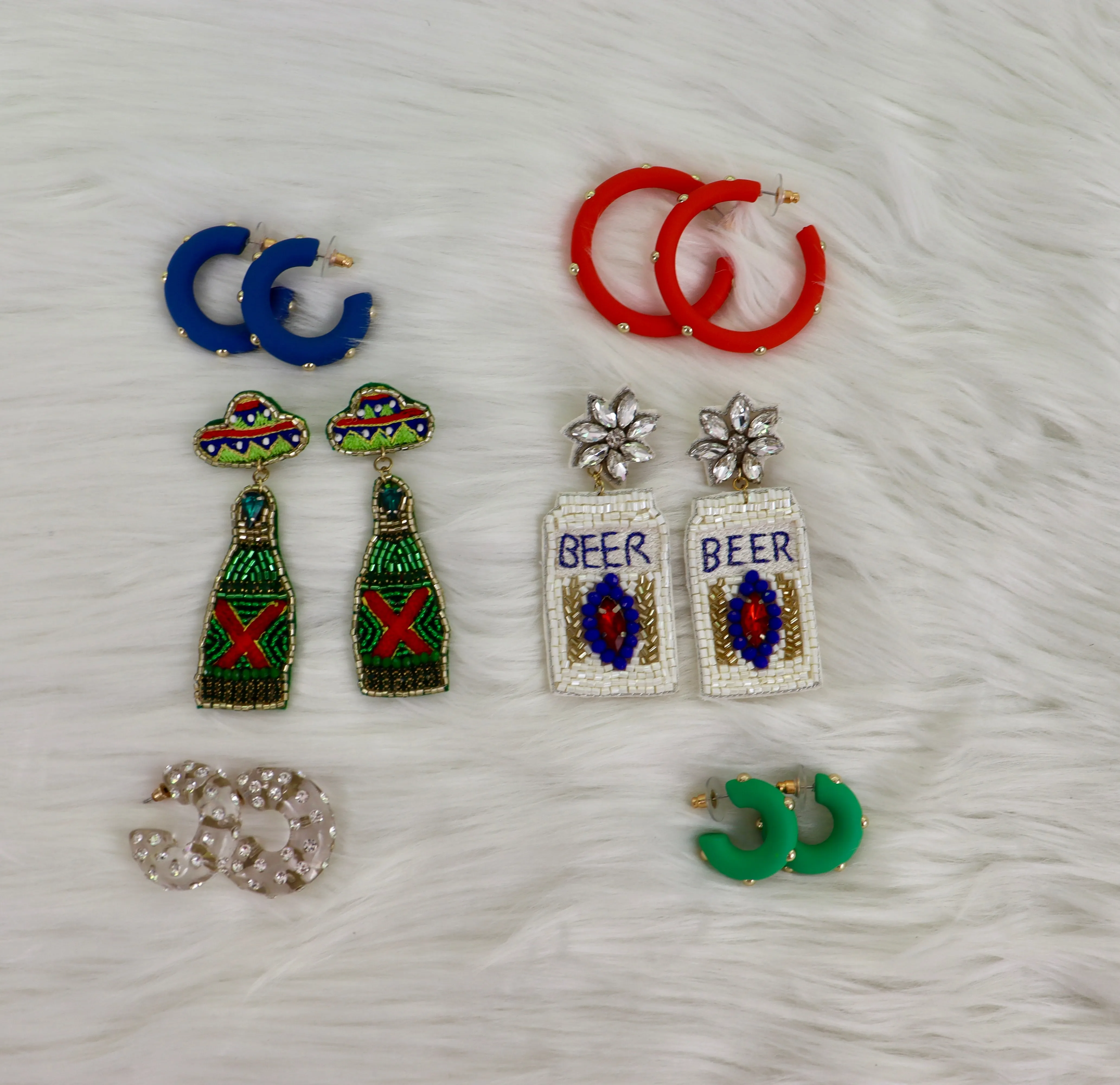 Candace Hoop Earrings In Small Medium Or Large