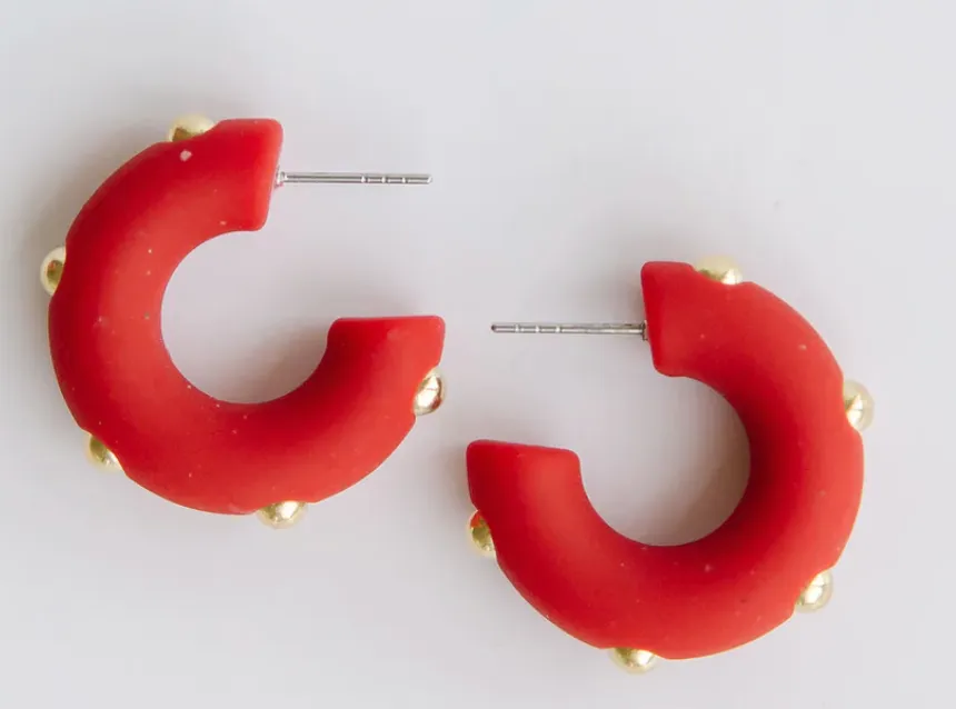 Candace Hoop Earrings In Small Medium Or Large