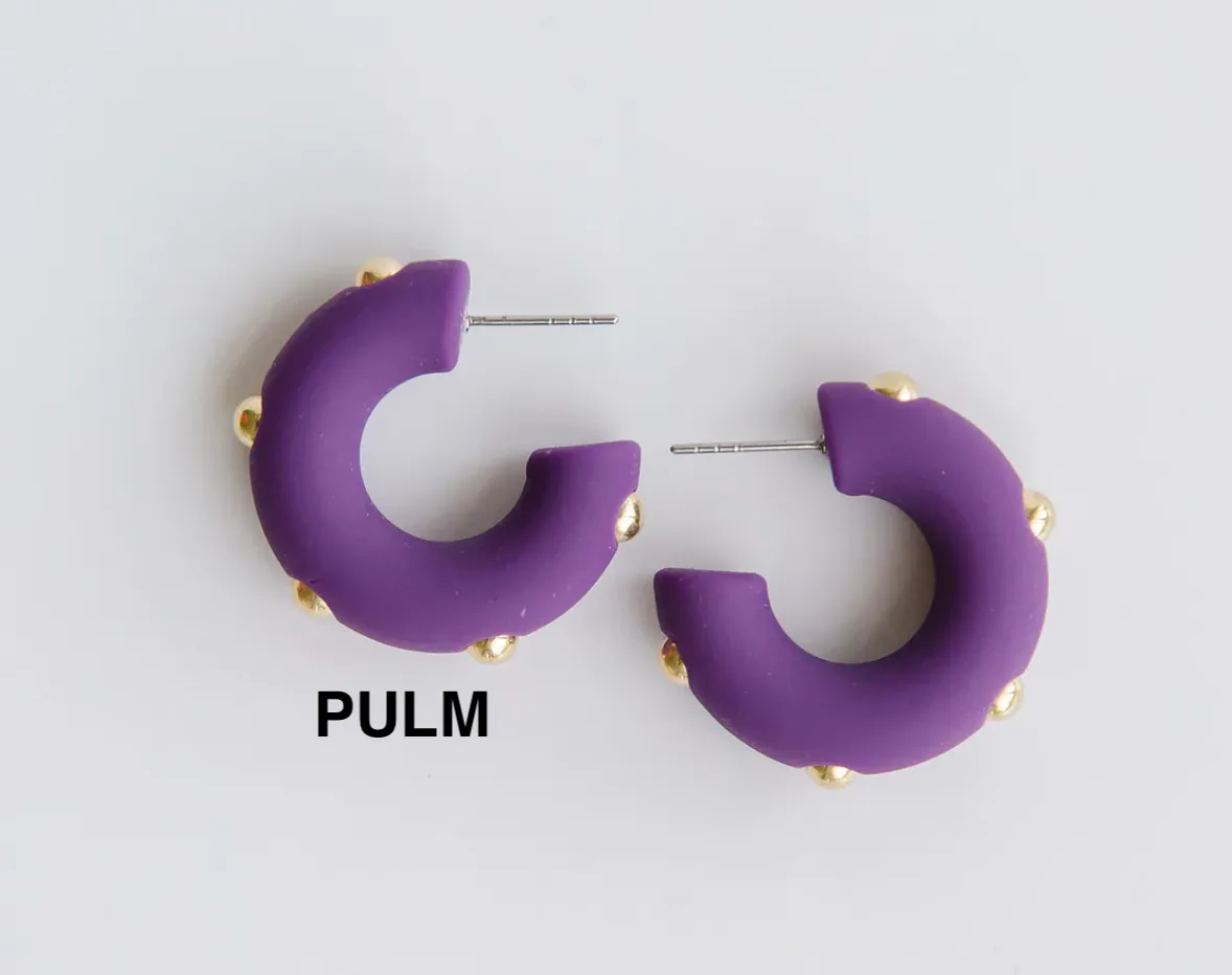Candace Hoop Earrings In Small Medium Or Large