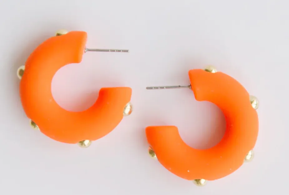 Candace Hoop Earrings In Small Medium Or Large