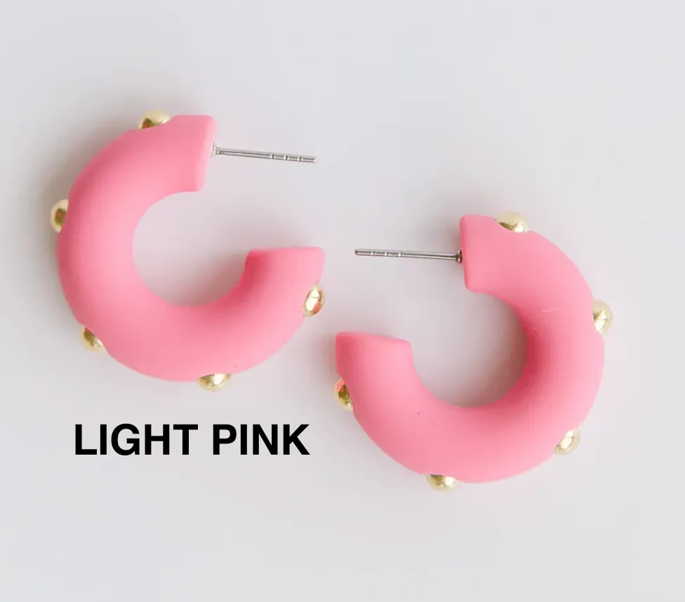 Candace Hoop Earrings In Small Medium Or Large