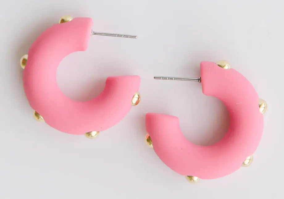 Candace Hoop Earrings In Small Medium Or Large