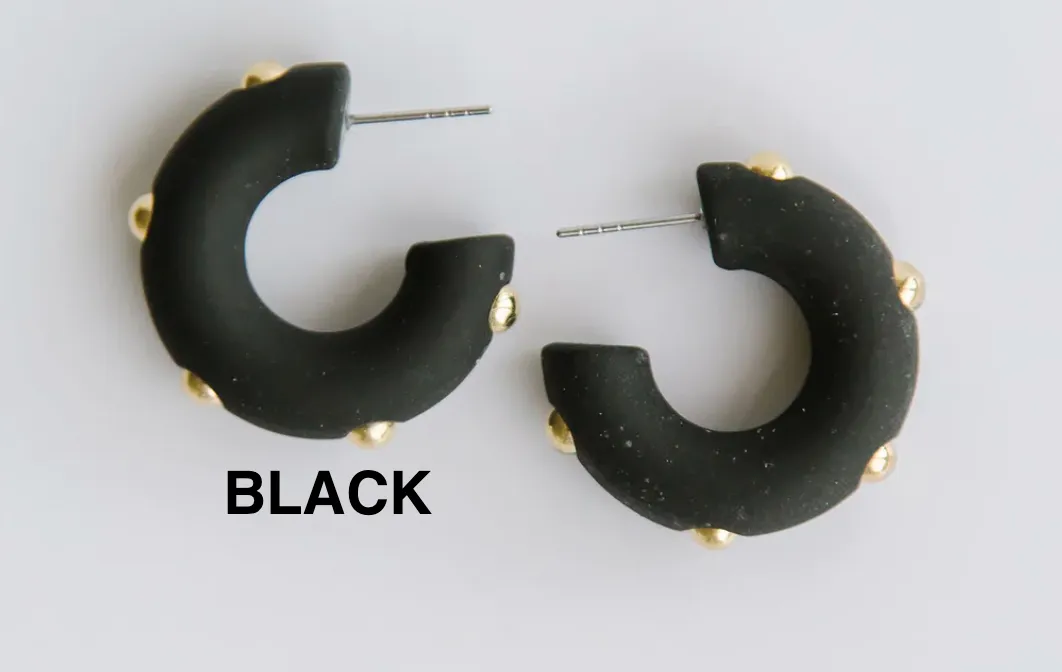 Candace Hoop Earrings In Small Medium Or Large