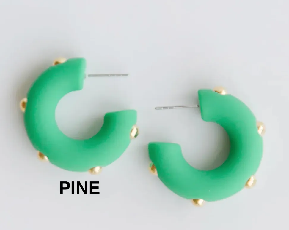 Candace Hoop Earrings In Small Medium Or Large