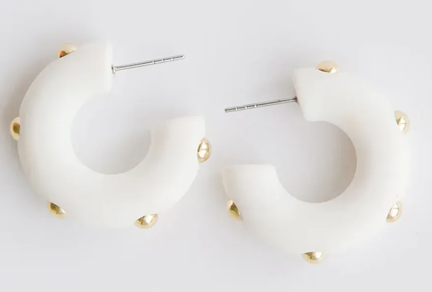 Candace Hoop Earrings In Small Medium Or Large
