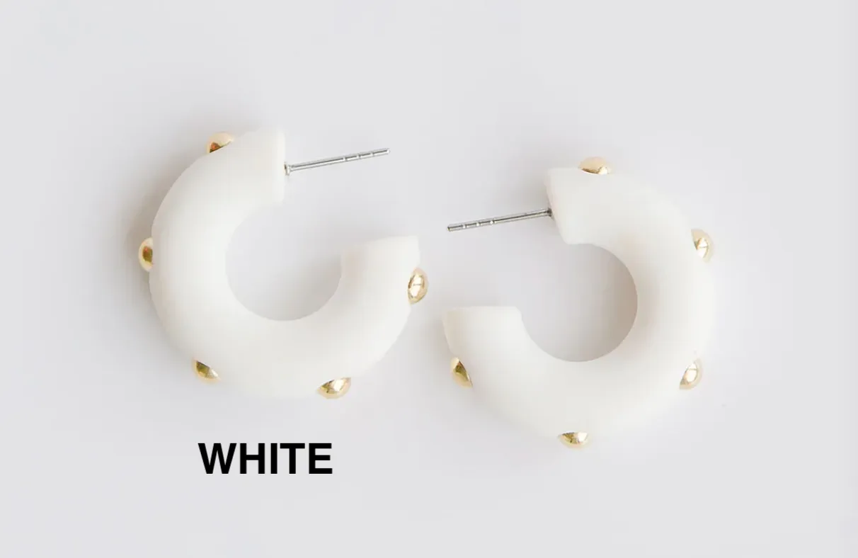 Candace Hoop Earrings In Small Medium Or Large