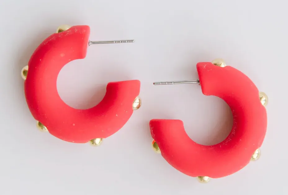 Candace Hoop Earrings In Small Medium Or Large