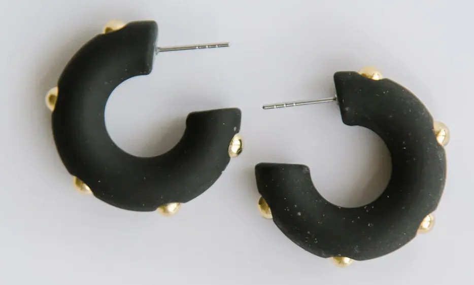 Candace Hoop Earrings In Small Medium Or Large