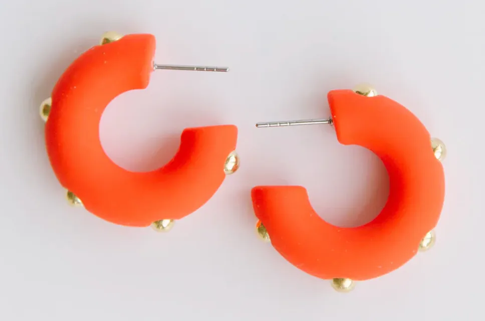 Candace Hoop Earrings In Small Medium Or Large