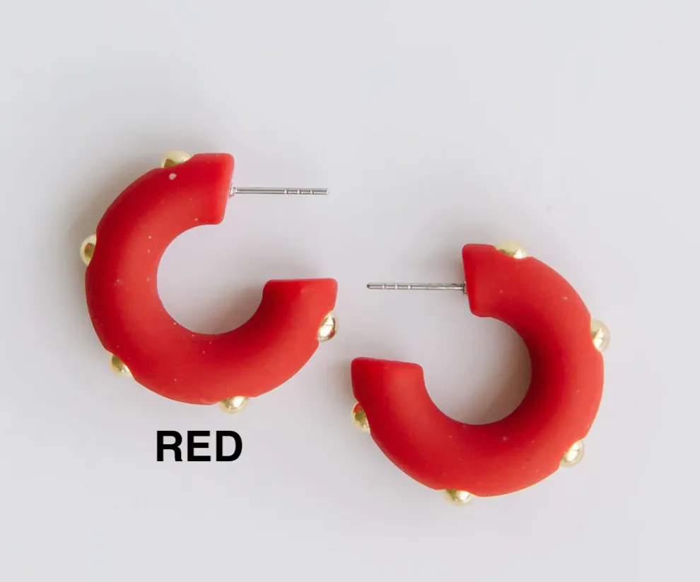 Candace Hoop Earrings In Small Medium Or Large