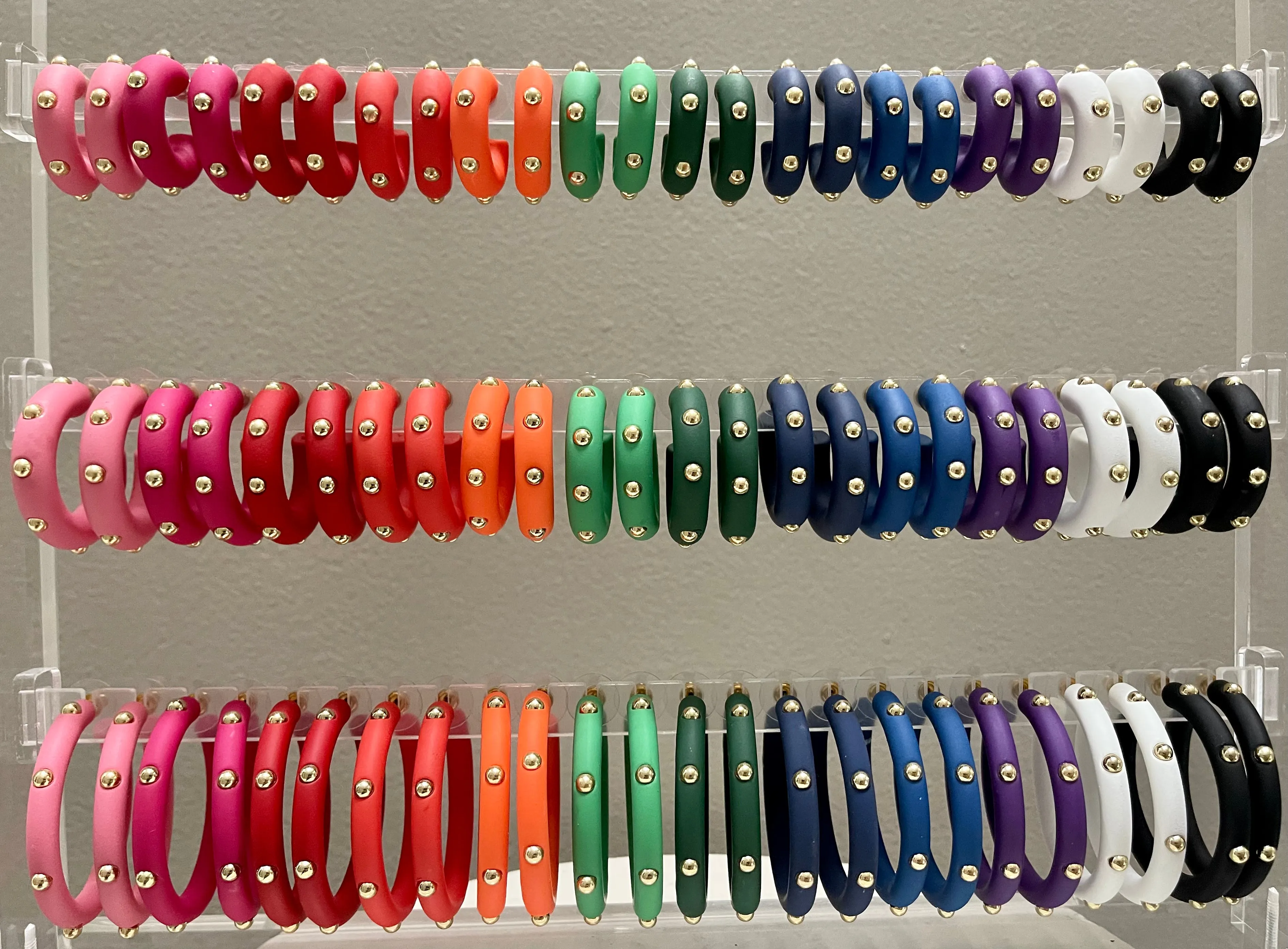 Candace Hoop Earrings In Small Medium Or Large