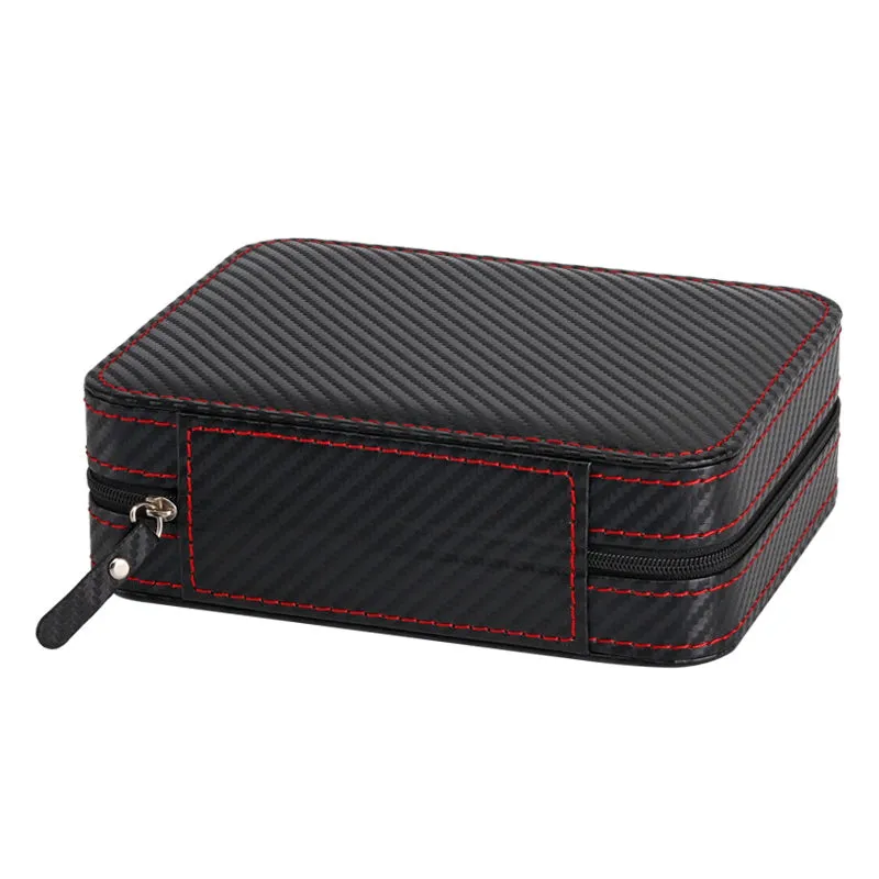 Carbon Fiber Watch Case for 4 Watches
