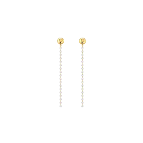 Cascade nude earrings