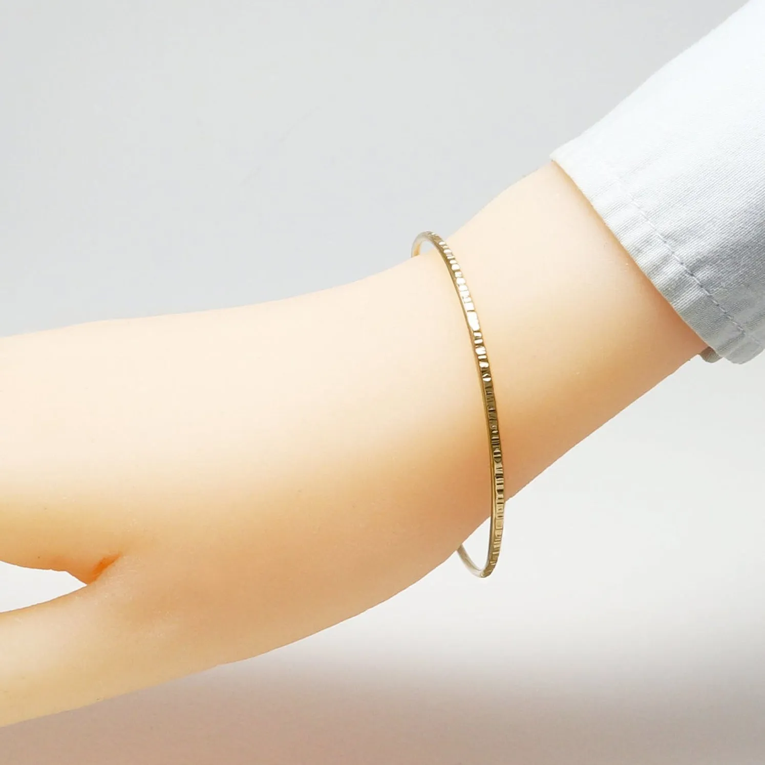 Celebration Line Hammered Bangles