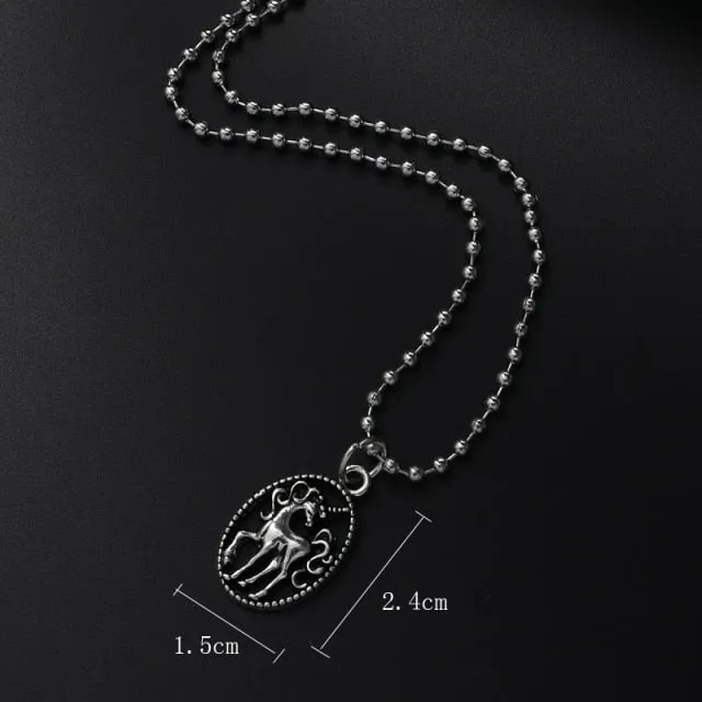 Chic Gothic Hearts Jesus Retro Necklaces
