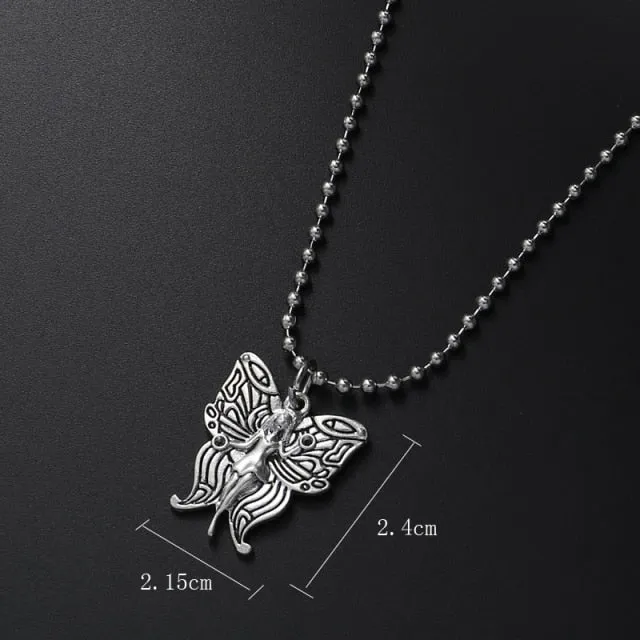 Chic Gothic Hearts Jesus Retro Necklaces