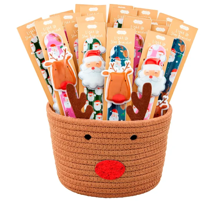 Christmas Light-Up Slap Bracelets