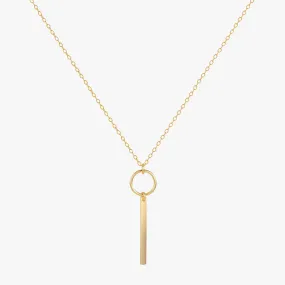 Circle Bar Necklace