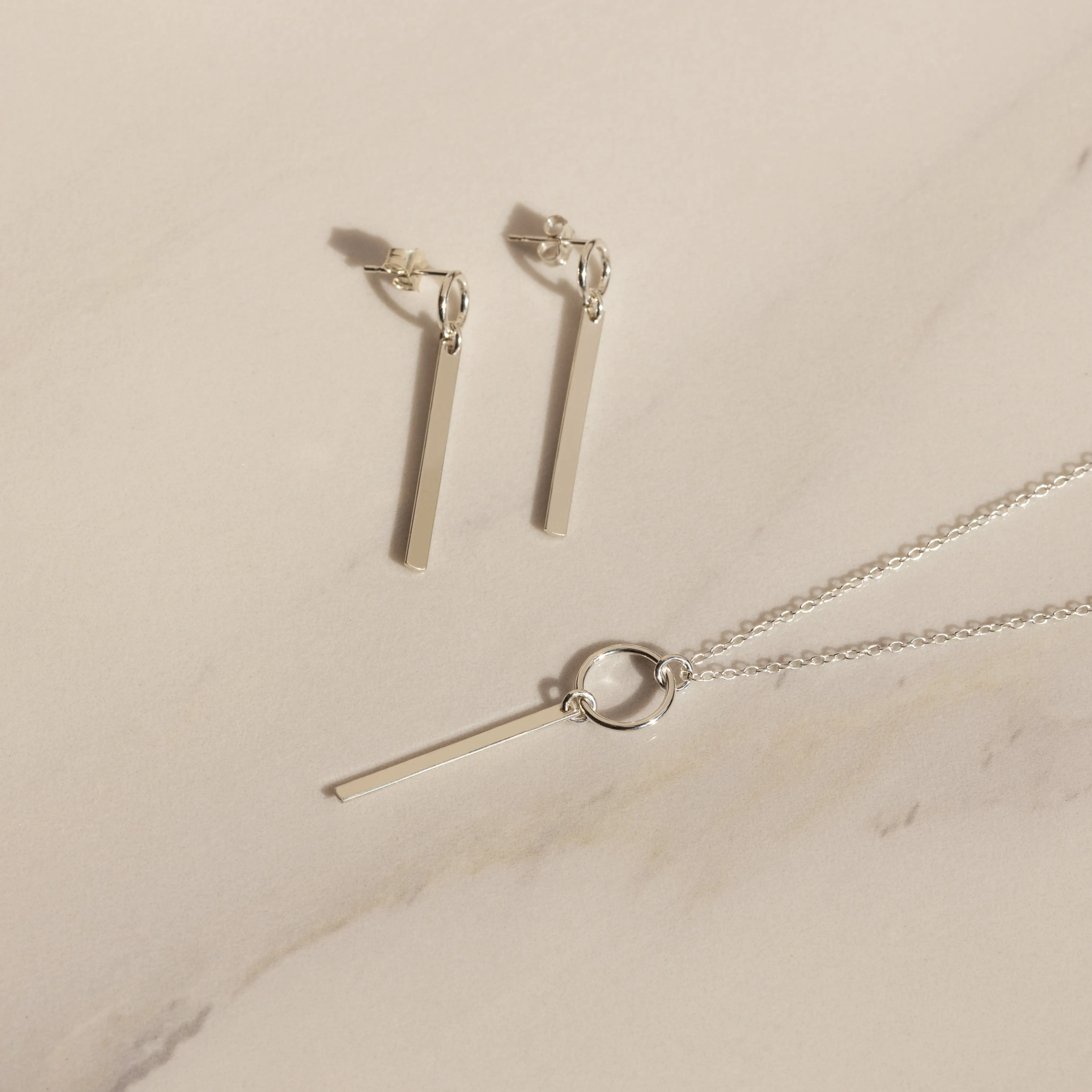 Circle Bar Necklace