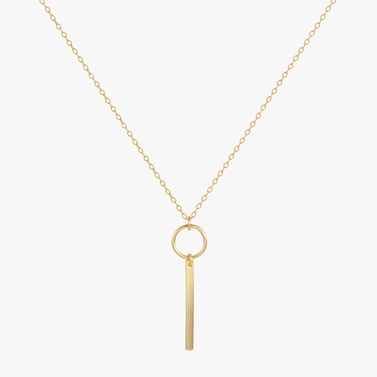 Circle Bar Necklace