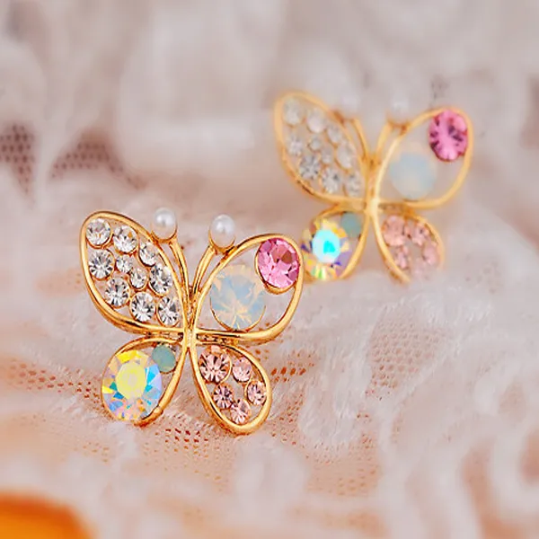 Colorful Butterfly Earrings