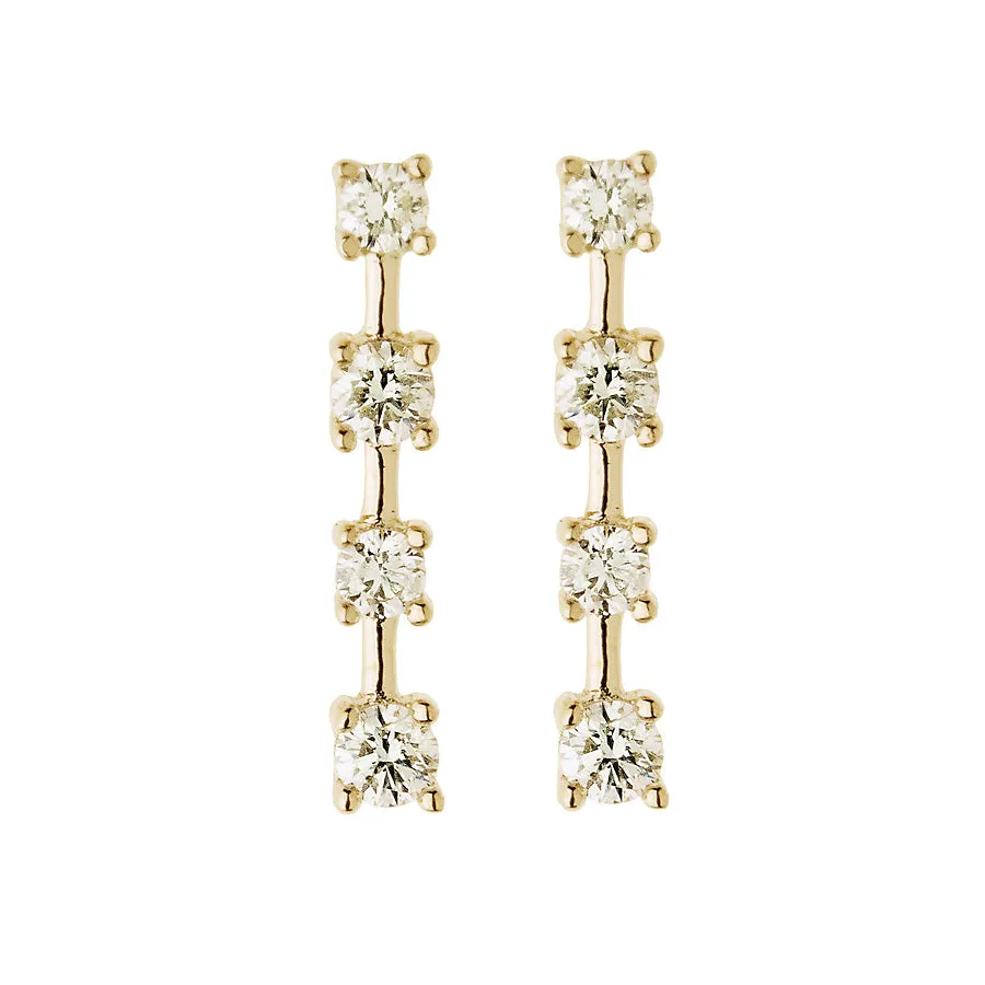 Diamond Sparkling Sugar Stud Earring