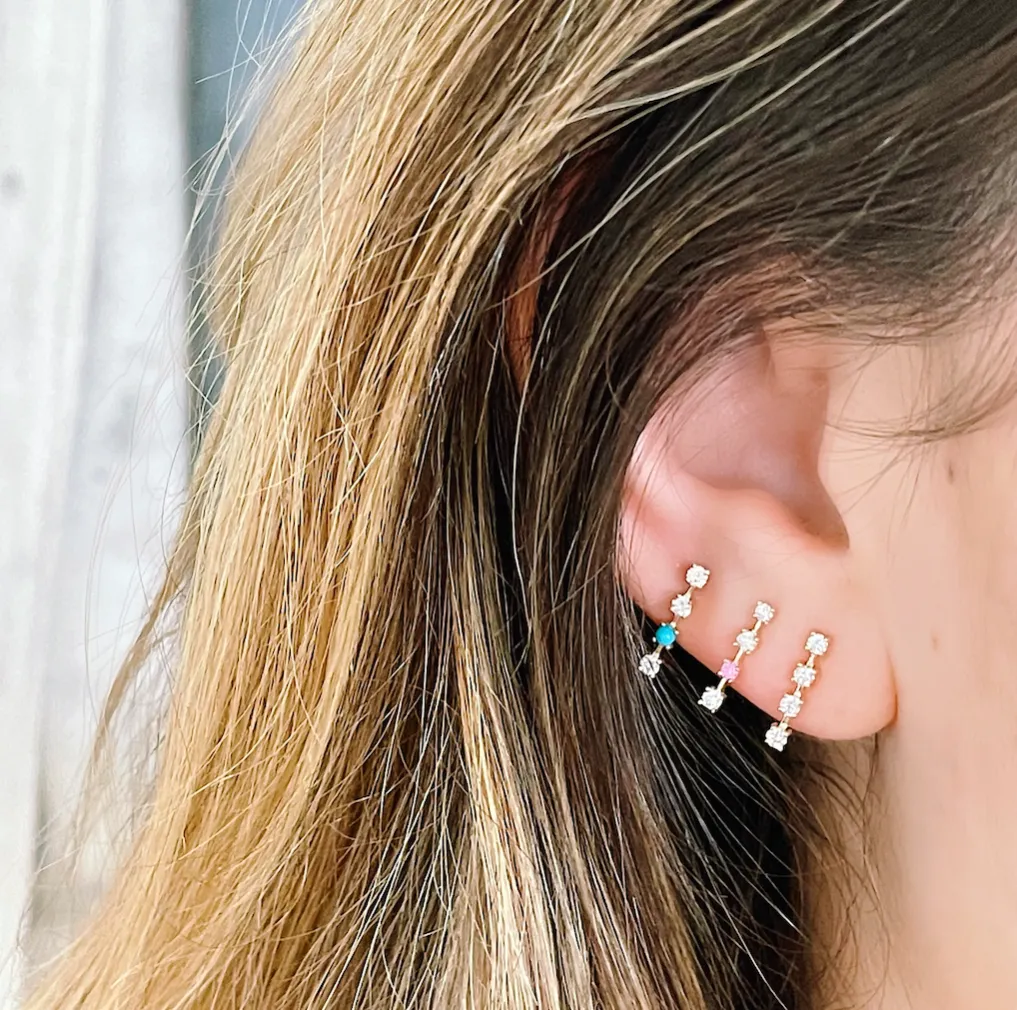 Diamond Sparkling Sugar Stud Earring