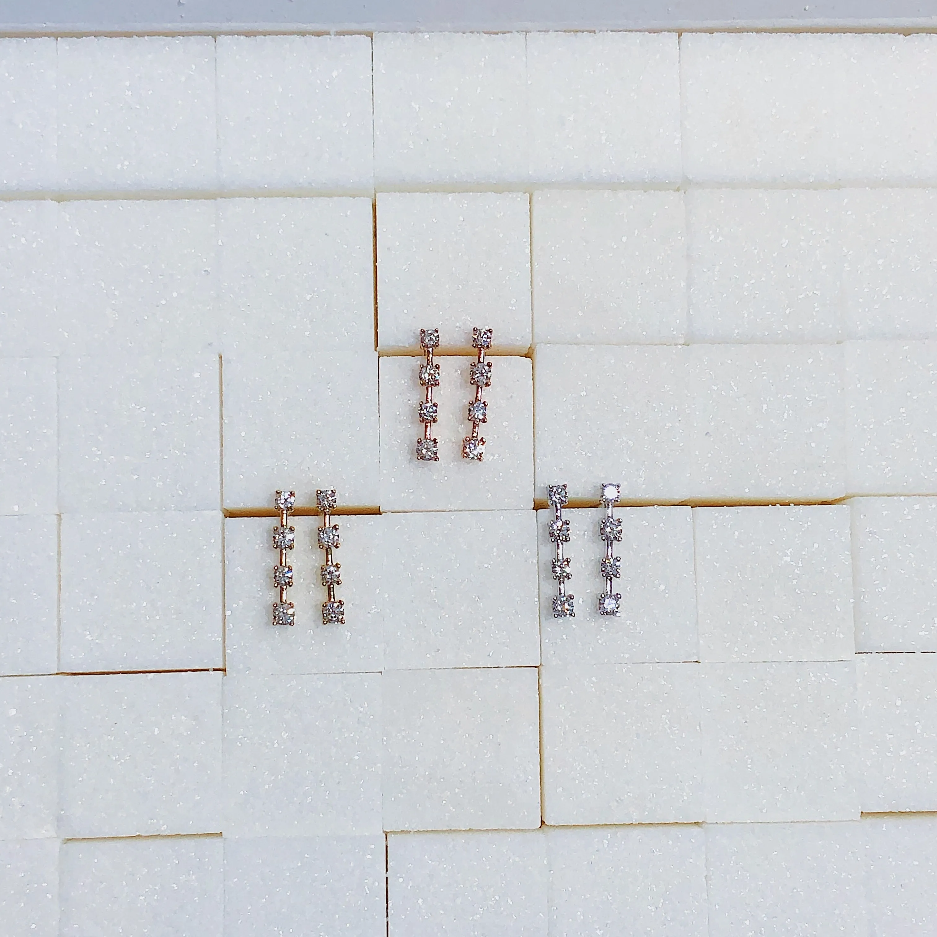 Diamond Sparkling Sugar Stud Earring