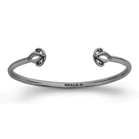 Duet Cuff 9mm - Black Ruthenium Vermeil