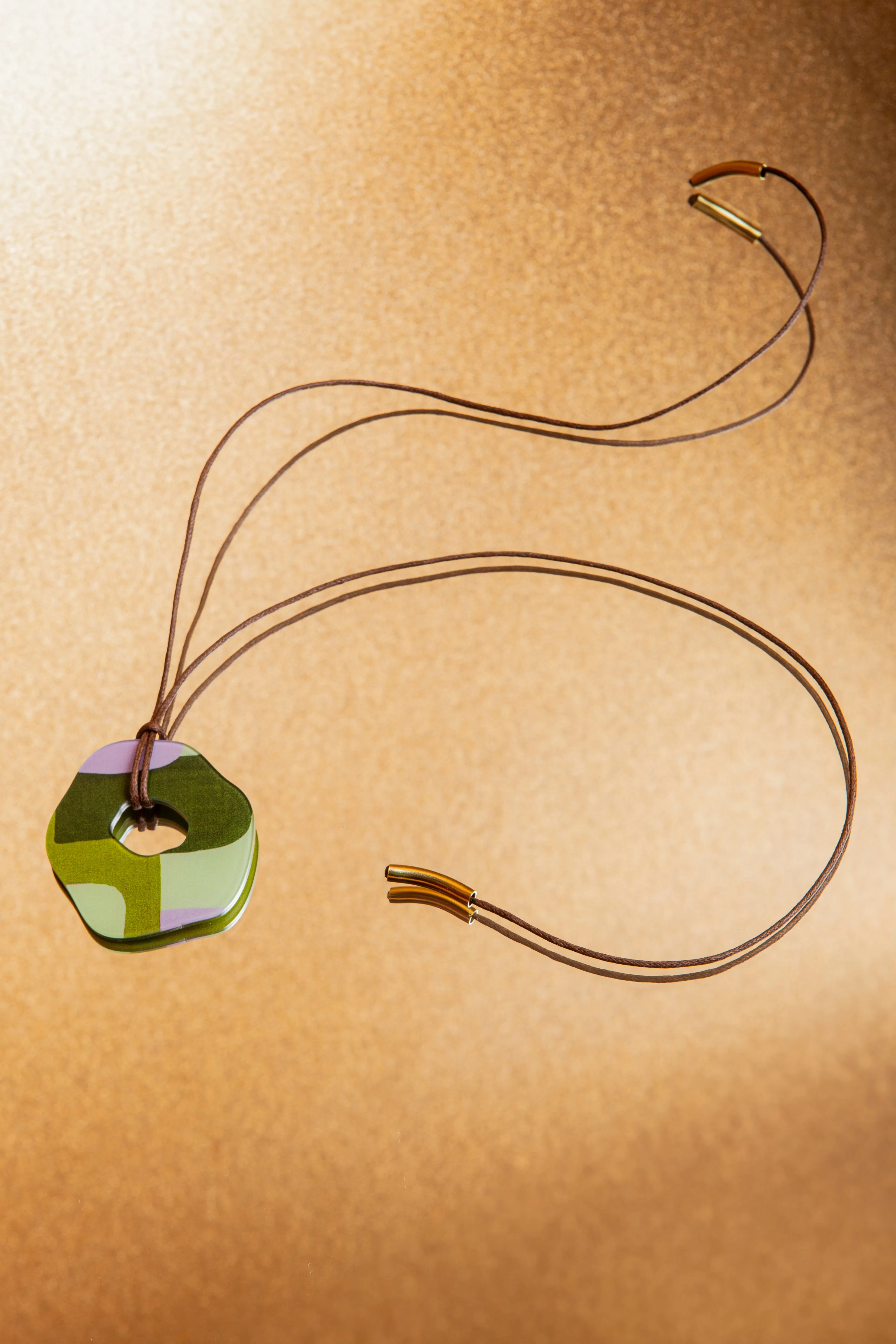 Fleurie La Danseuse Orange Necklace