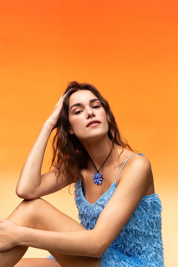 Fleurie La Danseuse Orange Necklace