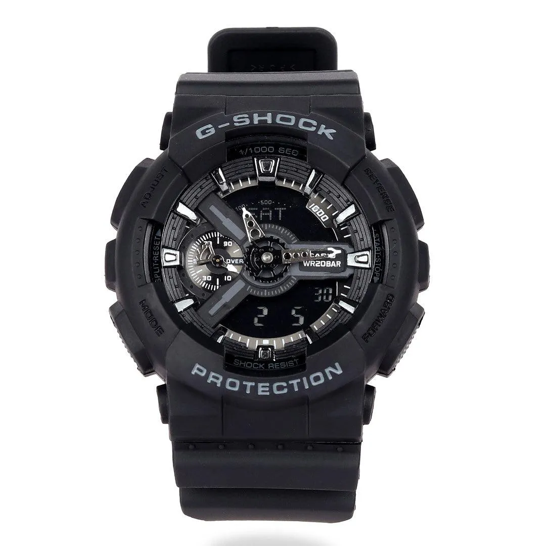 G Shock Casio GA-110 Men's Resin Strap Black Watch