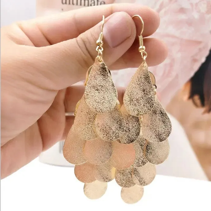 Gleaming Gold Earrings