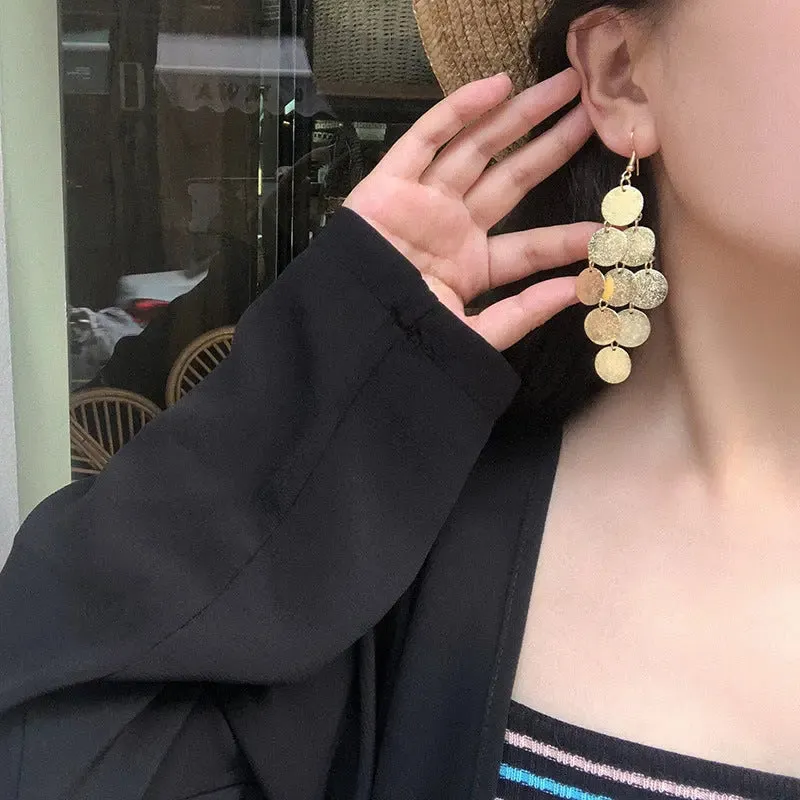 Gleaming Gold Earrings