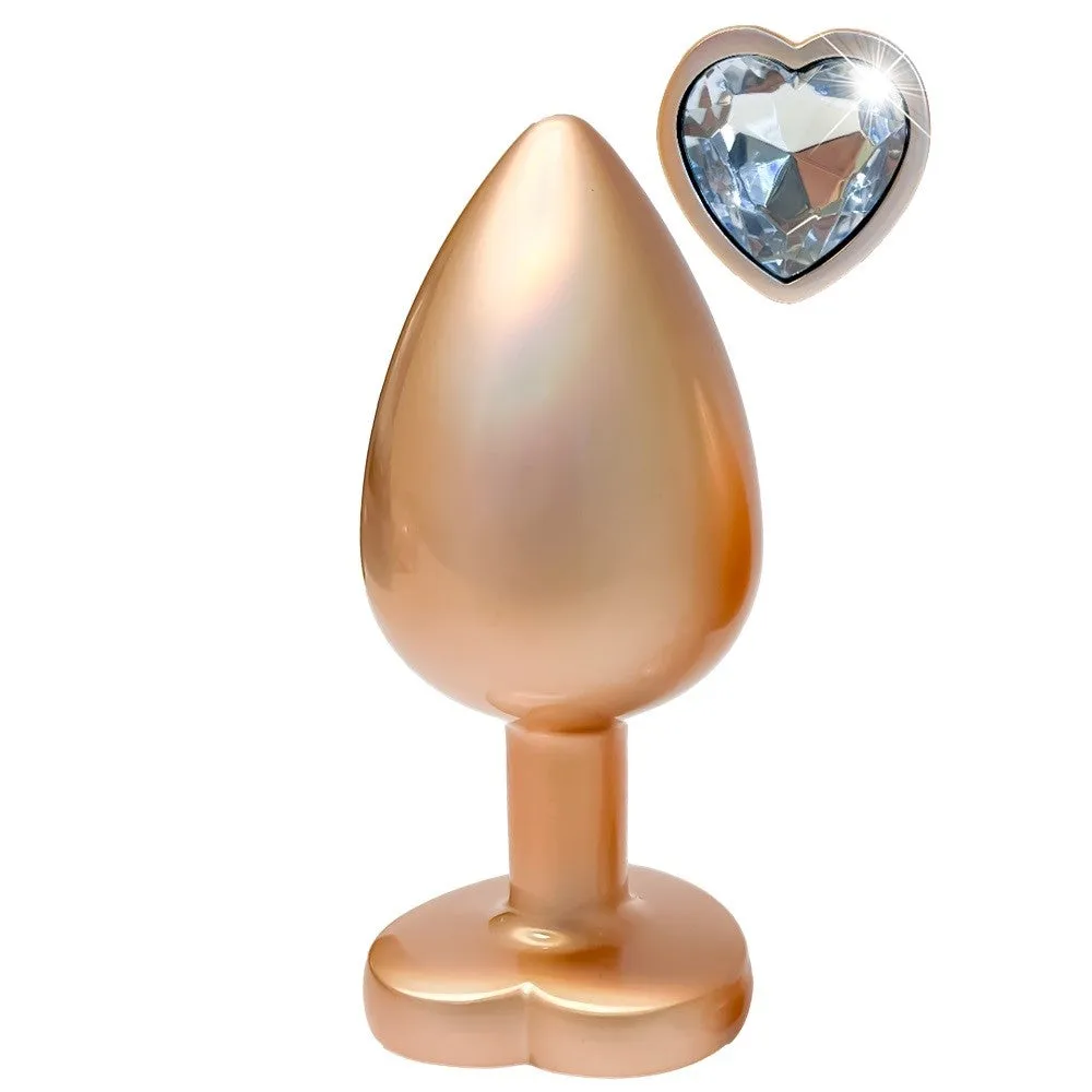 Gleaming Love Pearl Gold Plug korek analny L