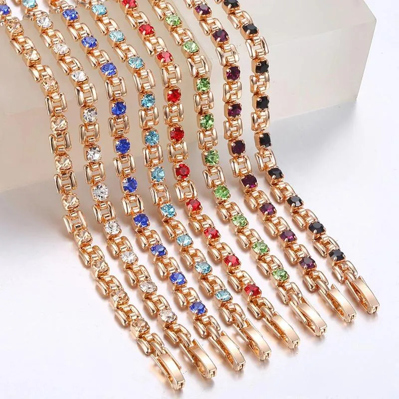 Gleaming Rhinestone Adorned Bracelet