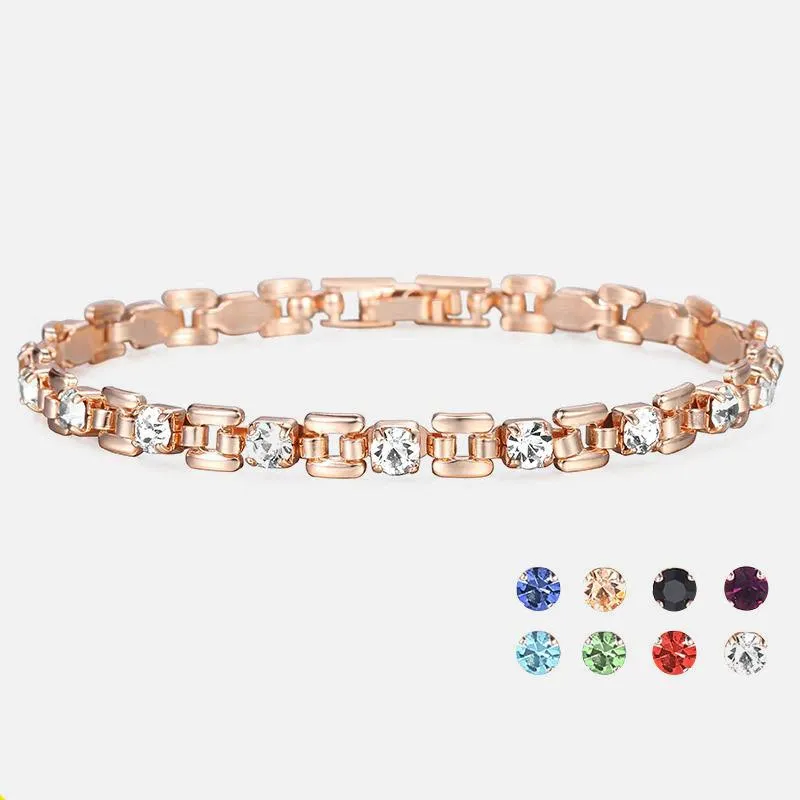 Gleaming Rhinestone Adorned Bracelet