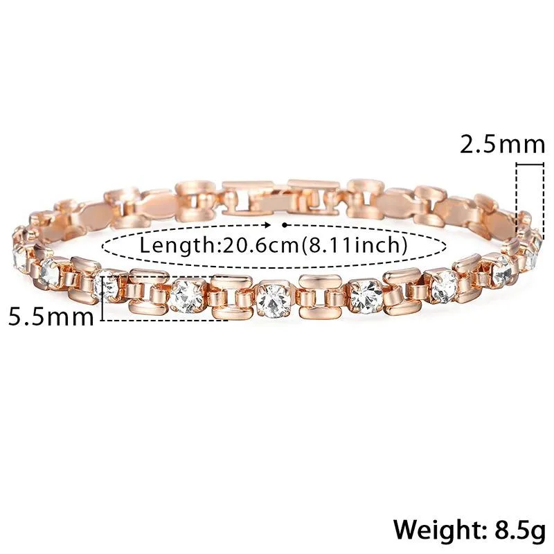Gleaming Rhinestone Adorned Bracelet