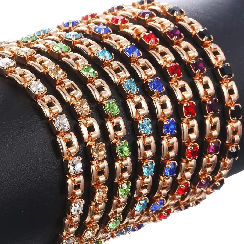 Gleaming Rhinestone Adorned Bracelet