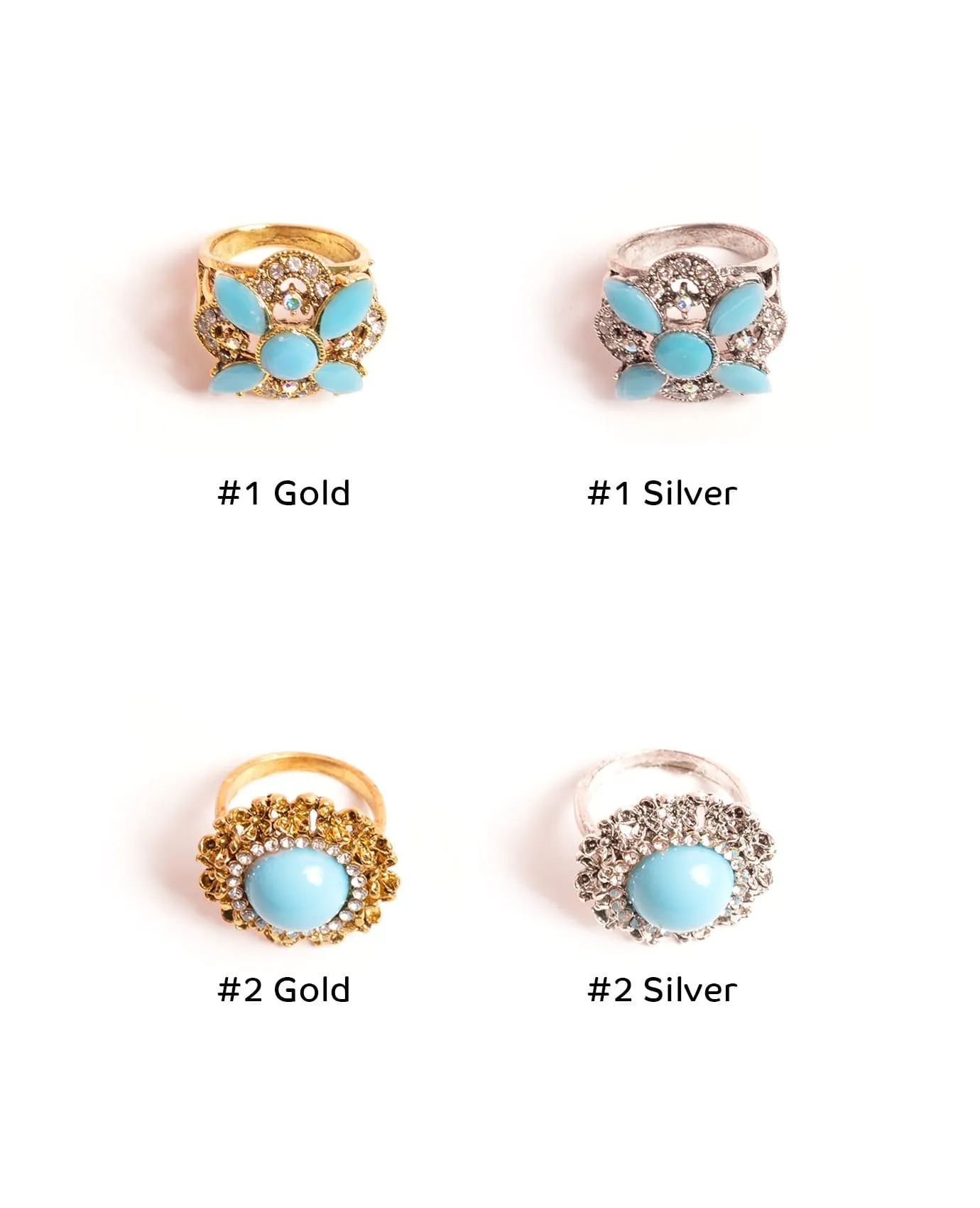 Gleaming Turquoise Ring